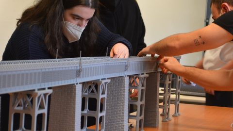 Ormaiztegiko tren zubiaren 3D maketa amaiturik